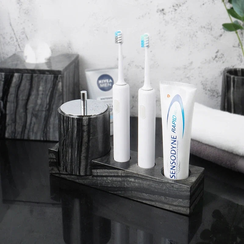 Elegant Marble Bath Set