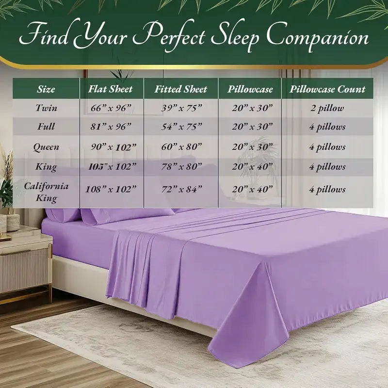 Cool Bamboo Sheet Set