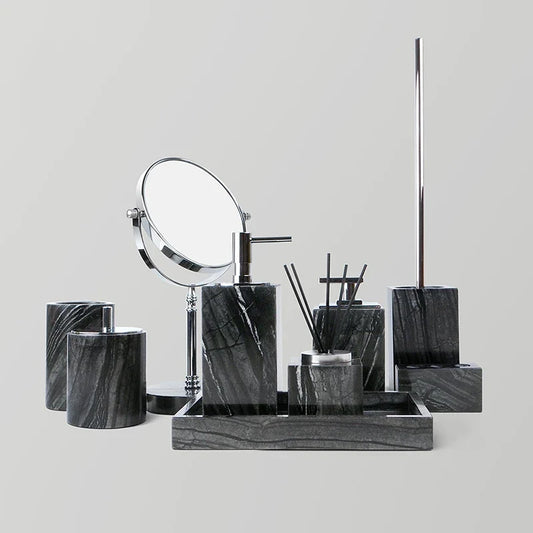 Elegant Marble Bath Set
